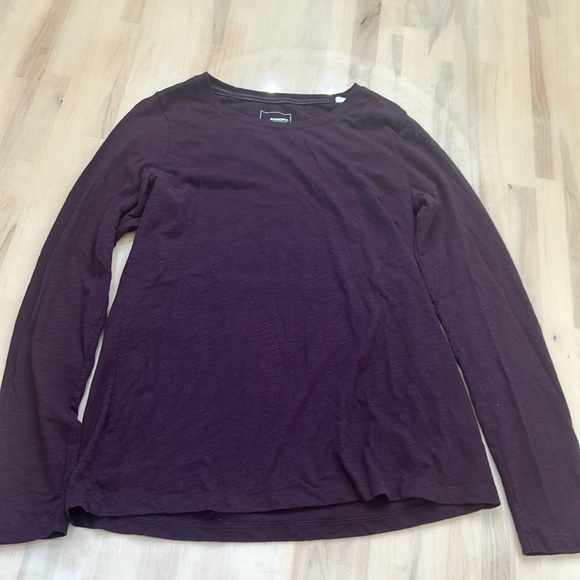 Sonoma Tops - Sonoma size medium the everyday tee plum aubergine dark purple long sleeve